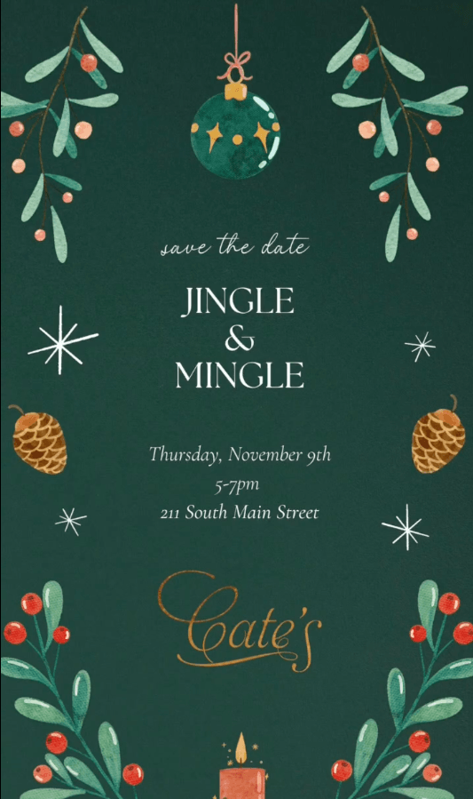 Jingle & Mingle @ Shop Cate’s